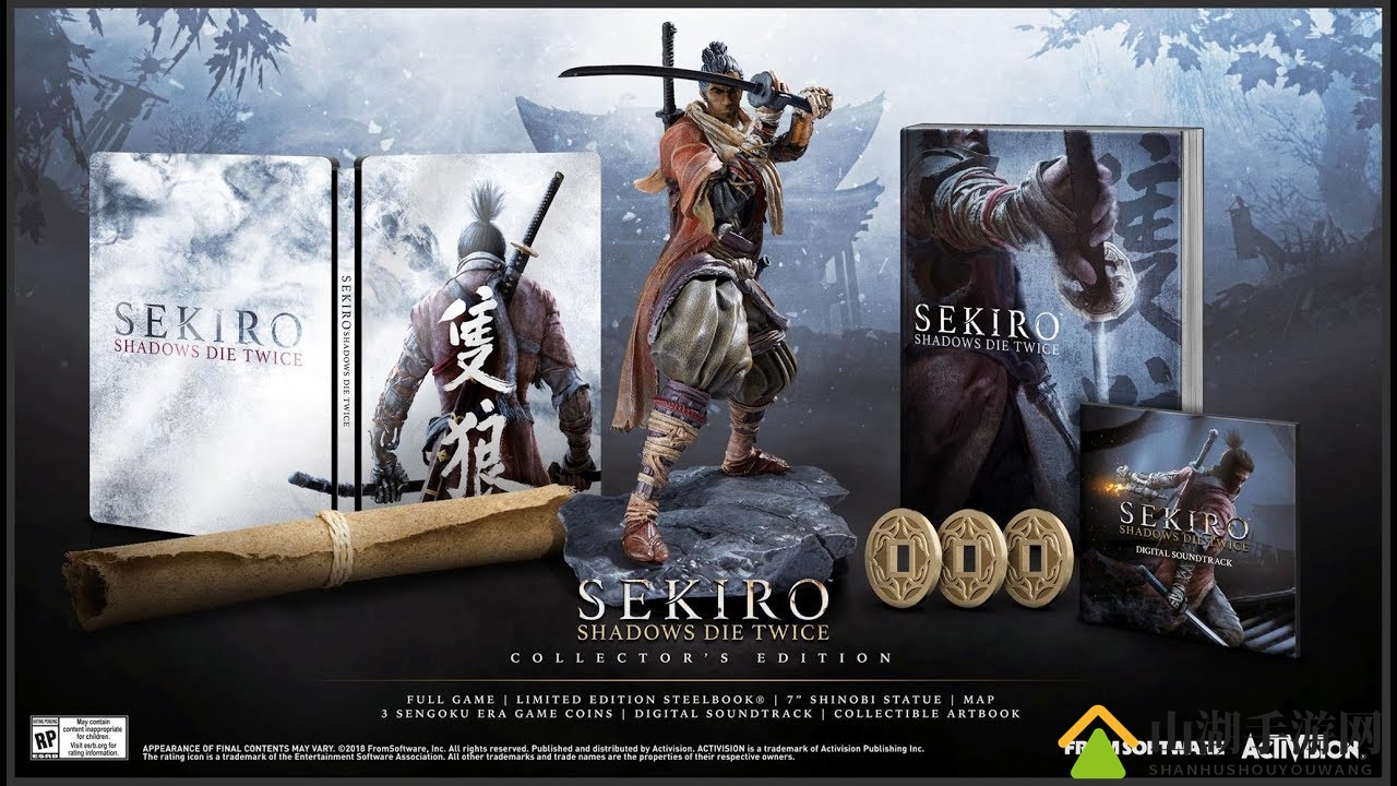 《只狼：影逝二度》PS4港版特典公开 中文版也将有收藏版