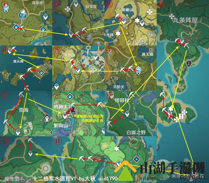 原神高效紫晶水晶速挖攻略