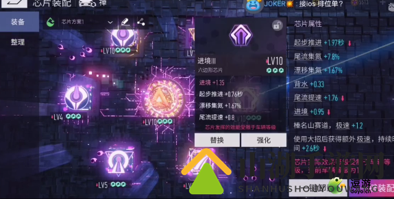 王牌竞速禅芯片搭配推荐