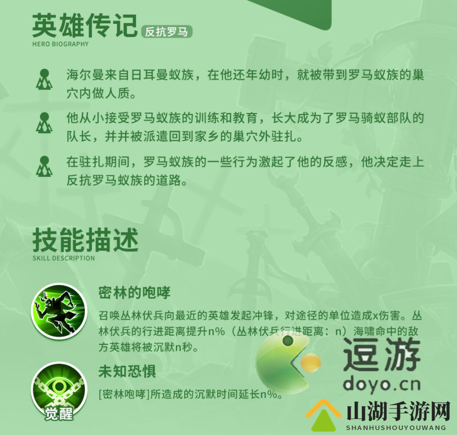 《蚁族势力壮大》中的海尔曼技能揭秘