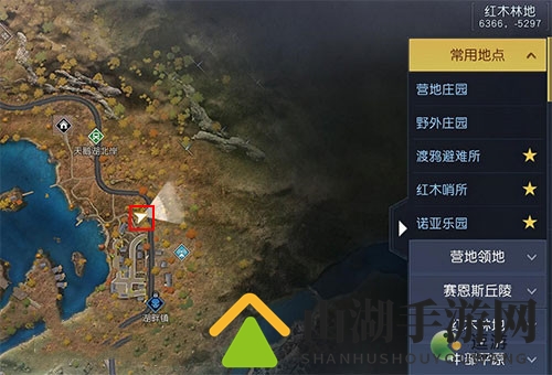黎明觉醒望湖为海藏宝图在什么位置
