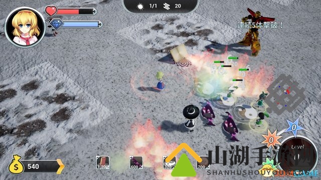 华丽塔防类同人东方系《幻想乡守护者》PS4版上线