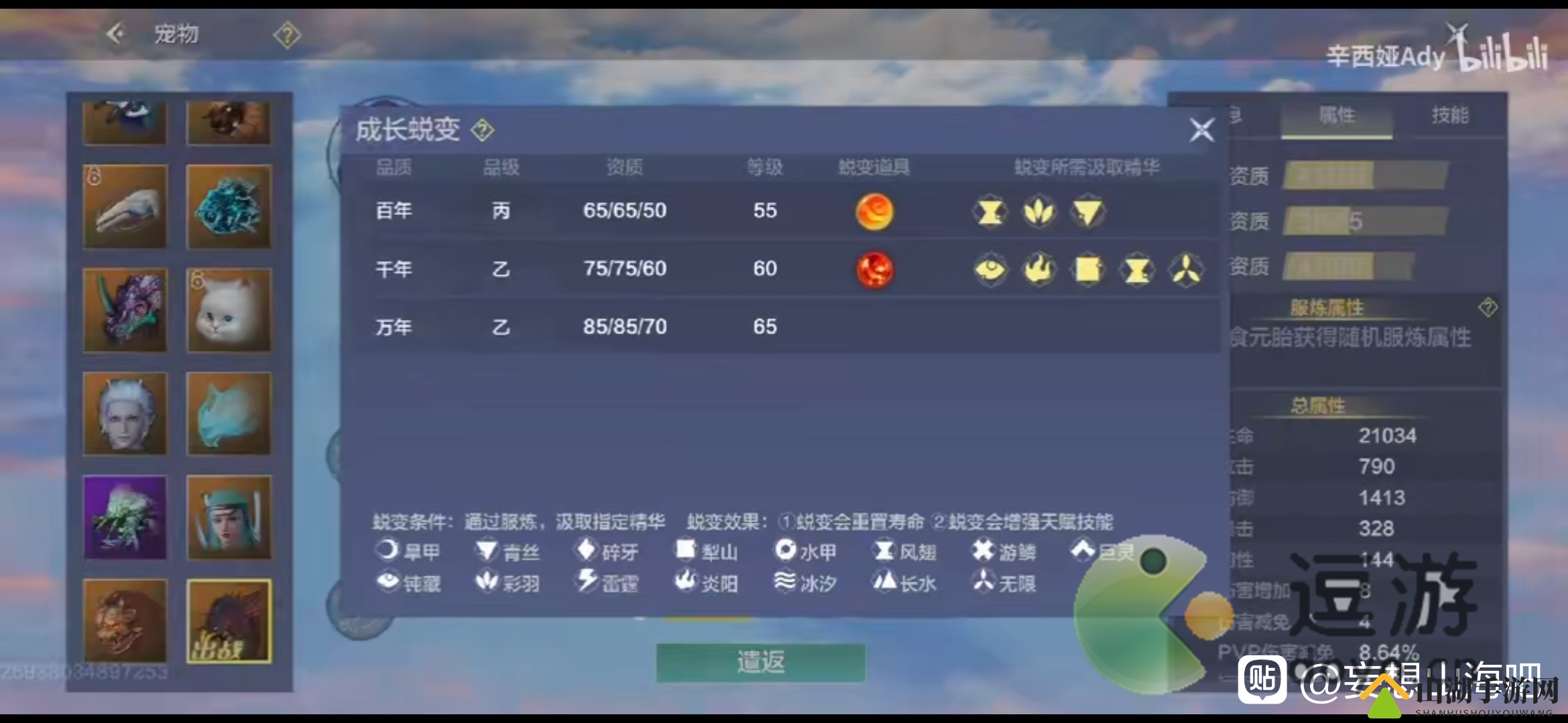 妄想山海金乌资质技能分享
