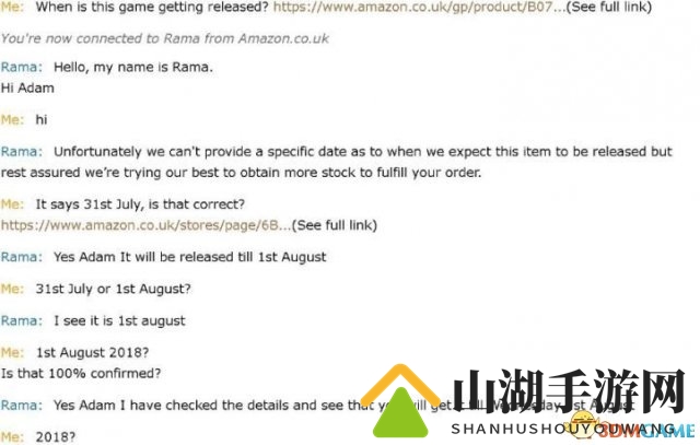 亚马逊改口：客服确认《辐射76》发售日为8月1日