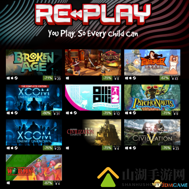 仅售23元！《文明5》Steam 2折促销 玩家好评如潮