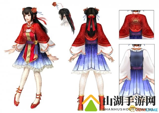 白丝美娇妻 《真三国无双8》大乔人物设计图公开