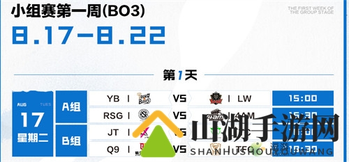LOL手游星火邀请赛赛程表介绍